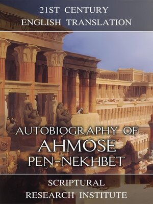 cover image of Autobiography of Ahmose pen-Nekhbet